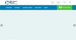 Desktop Screenshot of beverlybank.com